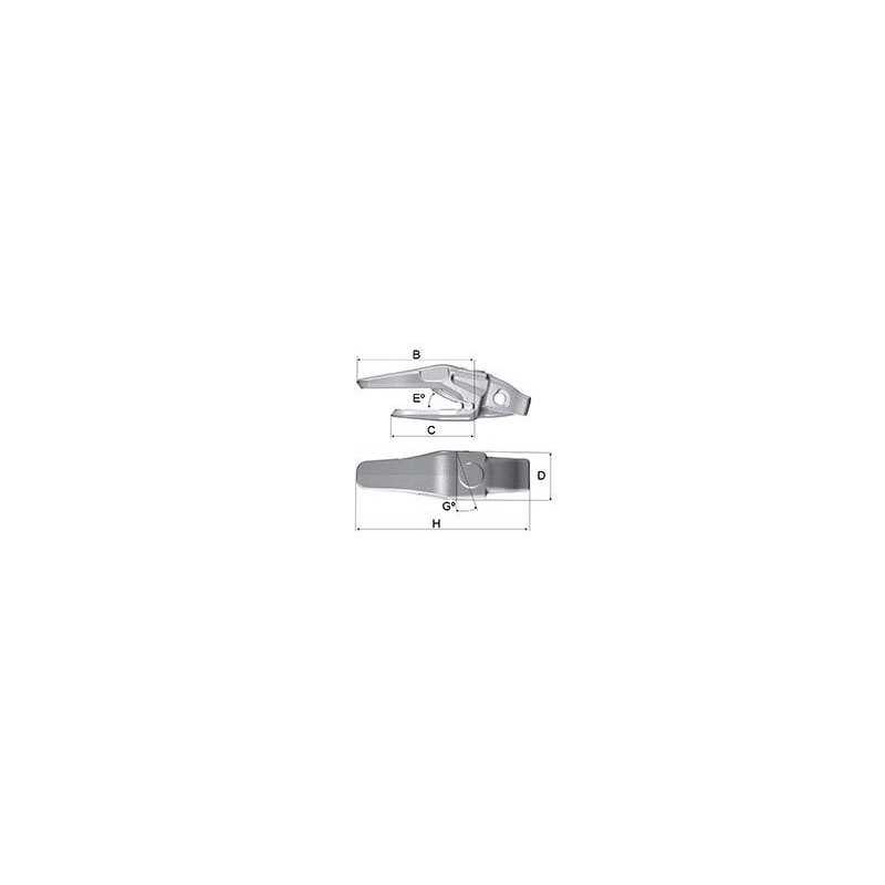 Porte-dent 1MA60WRD65 MTG Starmet