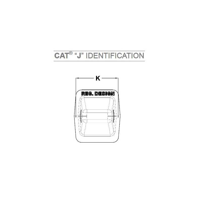 Dent Caterpillar Unik Abrasion Penetration 1U3352-PTU J350