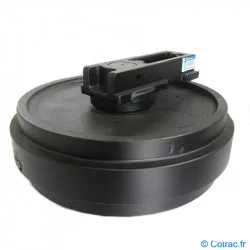 Roue folle avec paliers simple trou