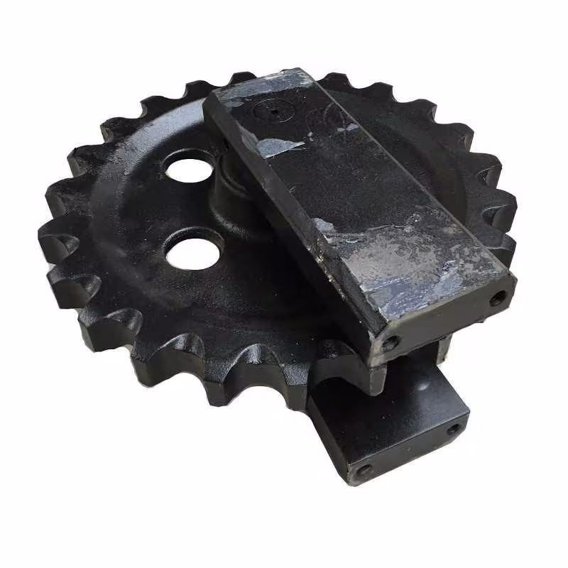 Roue folle type barbotin 23 dents pour JCB 8025 ZTS, 8027 Z, 8030 ZTS, 8032 Z 8032 ZTS et 8032 ZZTS