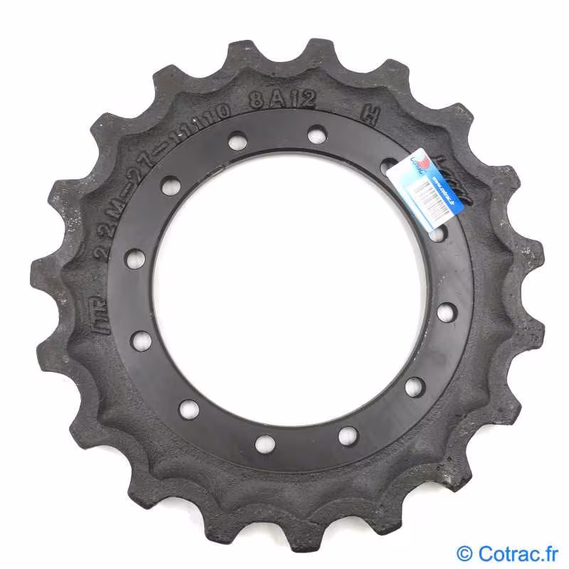 Barbotin de Mini-pelle KOMATSU PC55 MR STEEL Serie 3 15001-UP