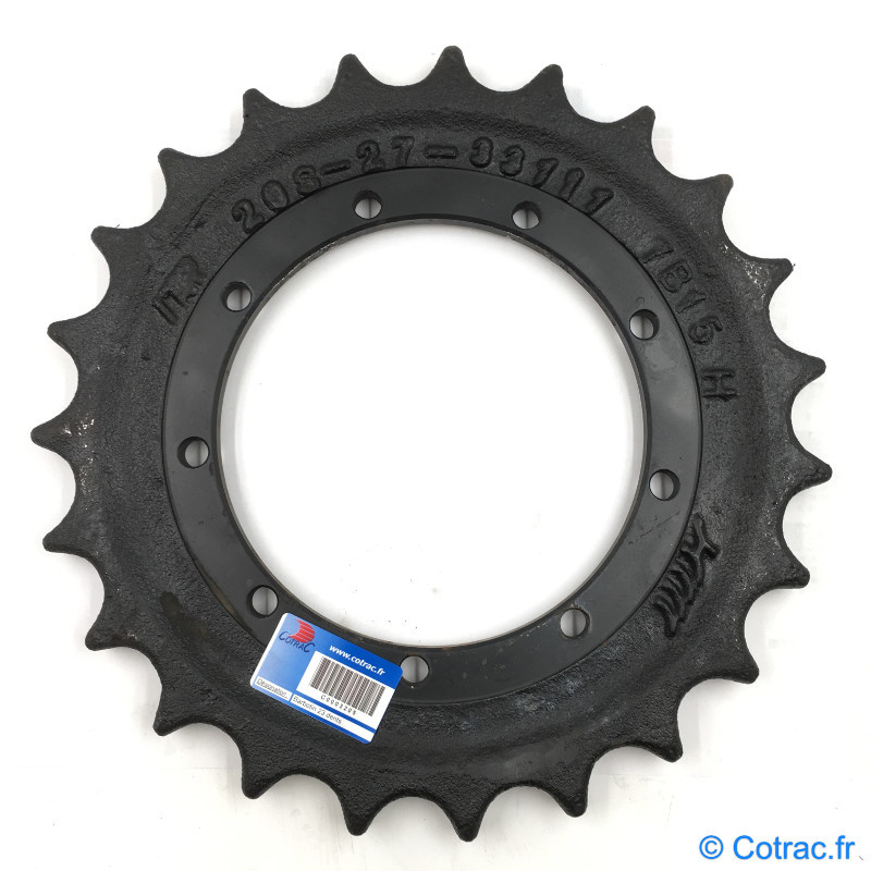 Barbotin de Mini-pelle KOMATSU PC35 R Serie 8 35001-UP