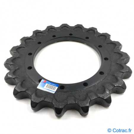 Barbotin 19 dents de mini pelle Kubota KX080-4