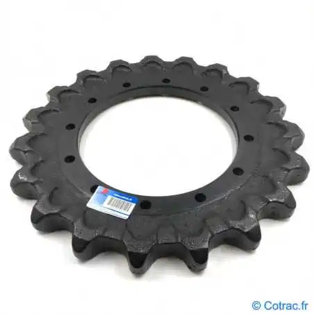 Barbotin 19 dents de mini pelle Kubota KX080-4