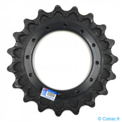 Barbotin 19 dents de mini pelle Kubota KX080-4