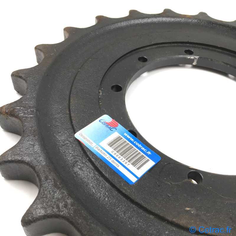 Barbotin 23 dents mini pelle Komatsu PC20MR2 PC20MRC PC20UU3