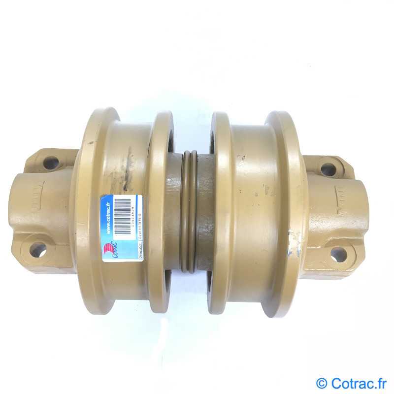 Galet inférieur Double Flange de Pousseur CASE DC150 B