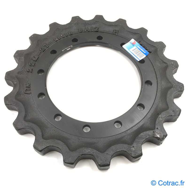Barbotin de Mini-pelle KOMATSU PC55 MR STEEL 3F 30003-UP