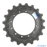 Barbotin de Mini-pelle KOMATSU PC55 MR STEEL 3F 30003-UP