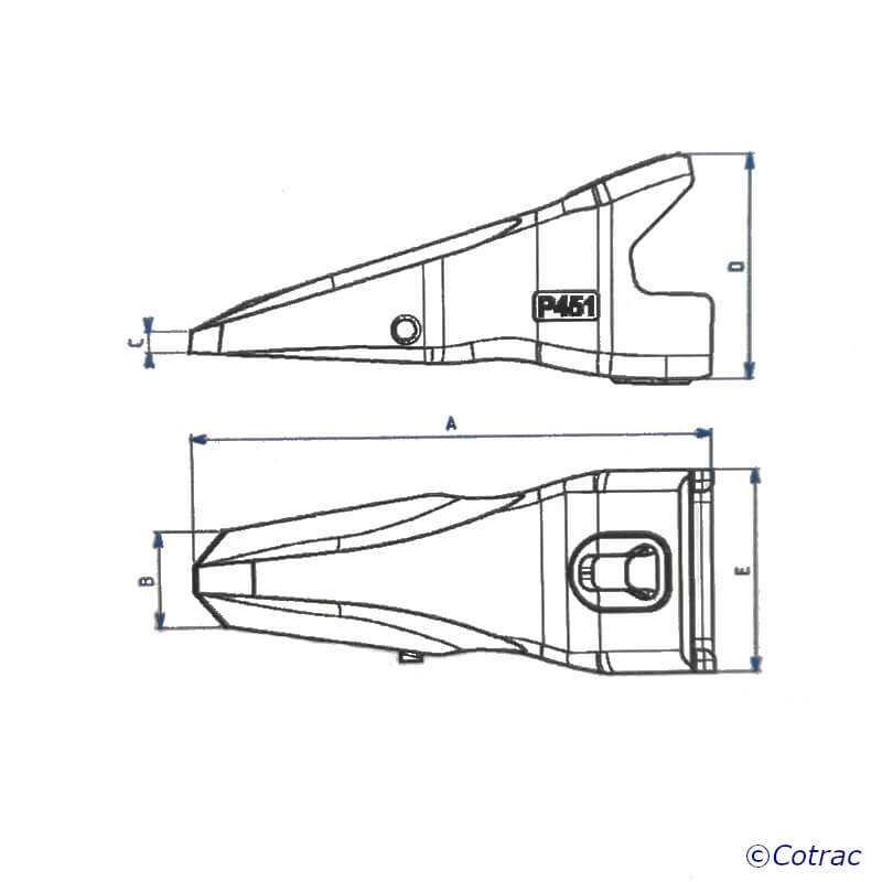 Dent ARDEN ROC P551 - Plan