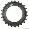 Barbotin de Pelleteuse HYUNDAI R180 LC Serie 3 553-UP