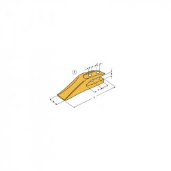 Dent à boulonner E20.2 - Plan
