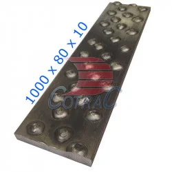 Acier de Blindage Billés 1000 x 80 x 10