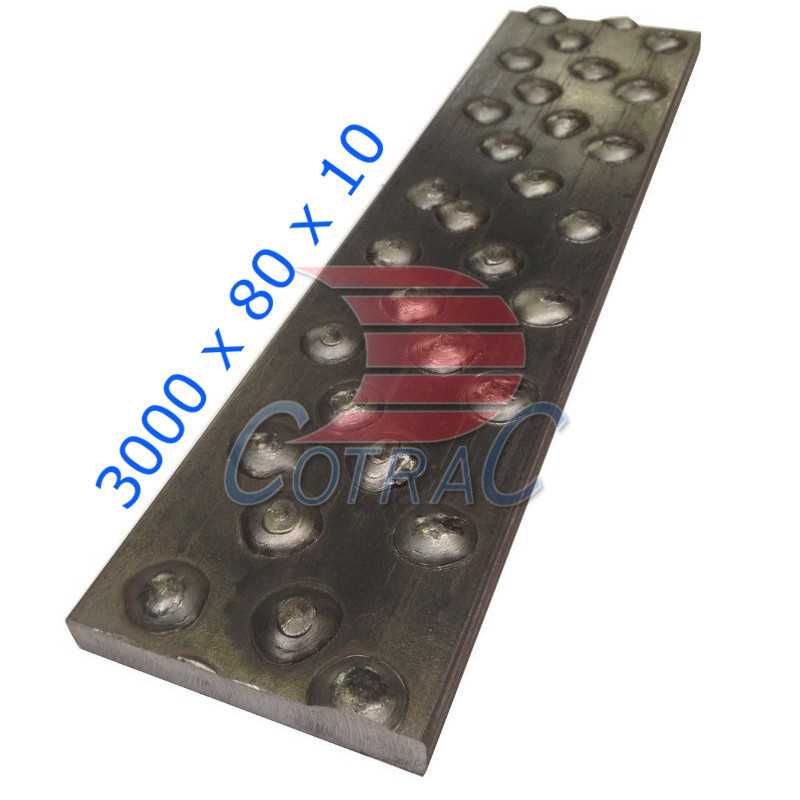 Acier de Blindage Billés 3000 x 80 x 10