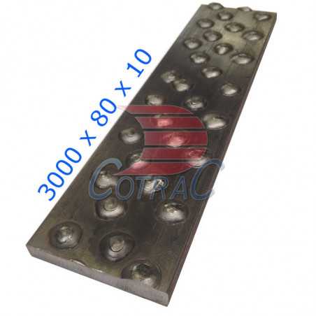 Acier de Blindage Billés 3000 x 80 x 10