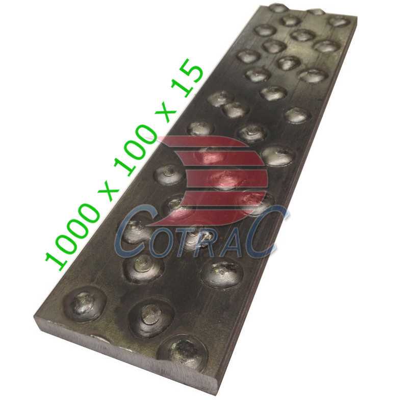 Acier de Blindage Billés 1000 x 100 x 15