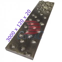 Acier de Blindage Billés 3000 x 120 x 20