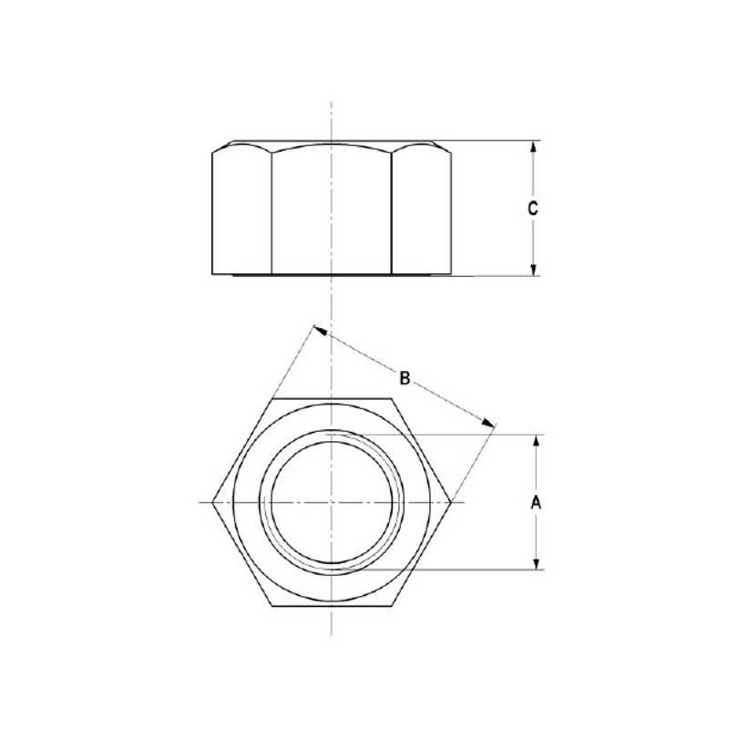 Ecrou 1/2 (12.7 mm)