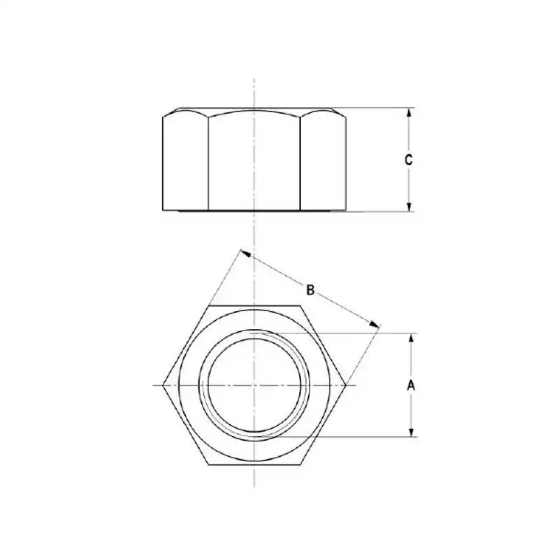 Ecrou 1" (25.4 mm)