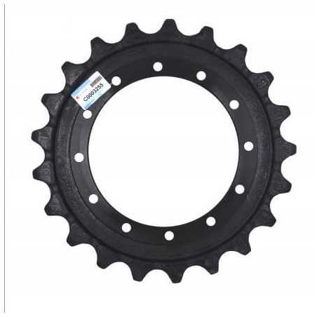 Barbotin mini pelle HYUNDAI ROBEX 55-3 R55-7 R55-7A IHI IMER 55J 55UJ3 55N 65NX 65VX2 Barbotin mini pelle HYUNDAI ROBEX 55-3 R55-7 R55-7A IHI IMER 55J 55UJ3 55N 65NX 65VX2