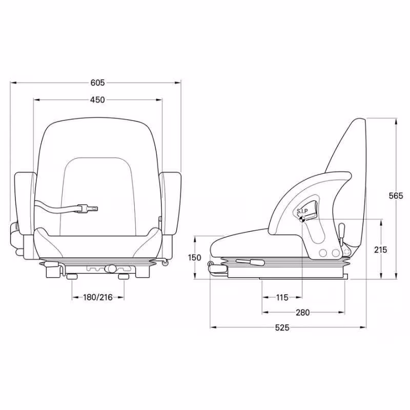 Siège KAB SEATING 211 PVC