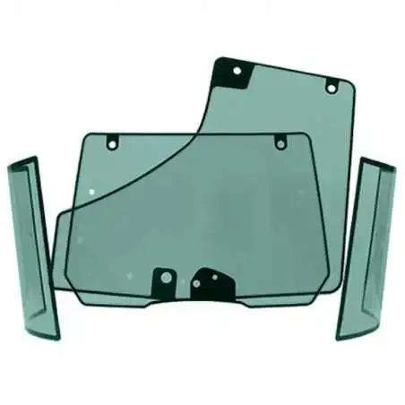 Vitre cabine avant basse pour Kubota U20-3 U25-3