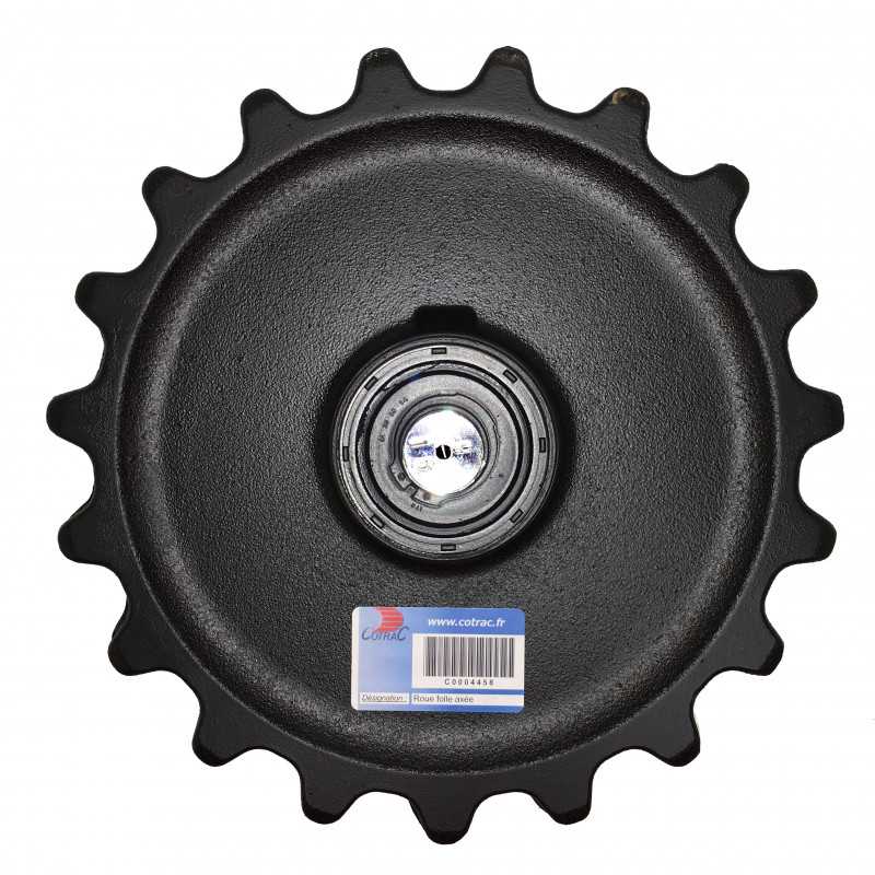 Roue folle mini pelle JCB 801 801.4 801.5 801.6 8014 8015 8016 8017 8018 MICROPLUS