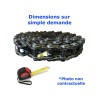 Chaîne acier nue de Pousseur KOMATSU D32 E 1 serie 75501-UP