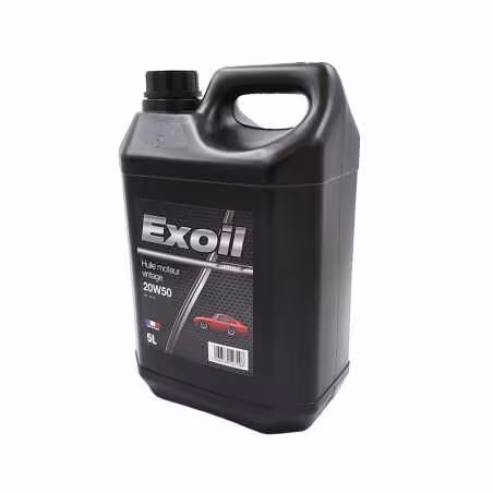 Huile moteur Exoil 20w50 pour véhicule vintage - 5L