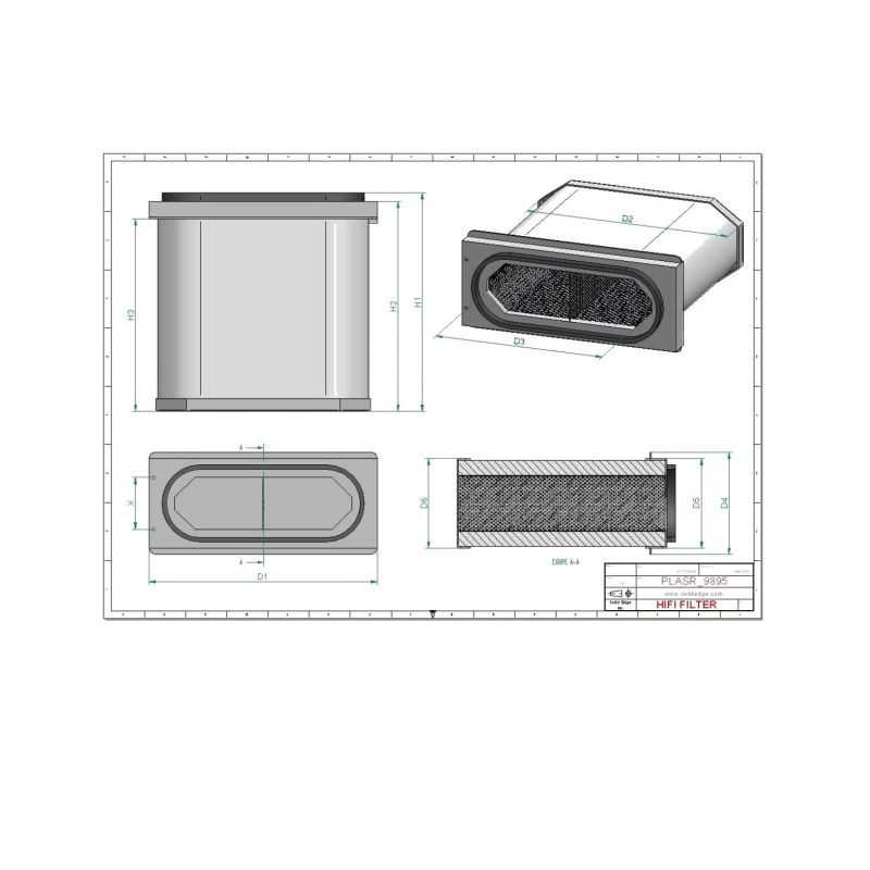 Filtre à air ASR989501AG092