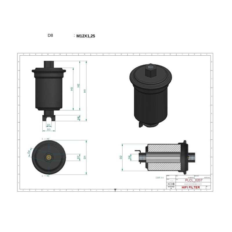 Filtre à gasoil BE1014