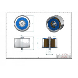 Filtre d'aération SA12576