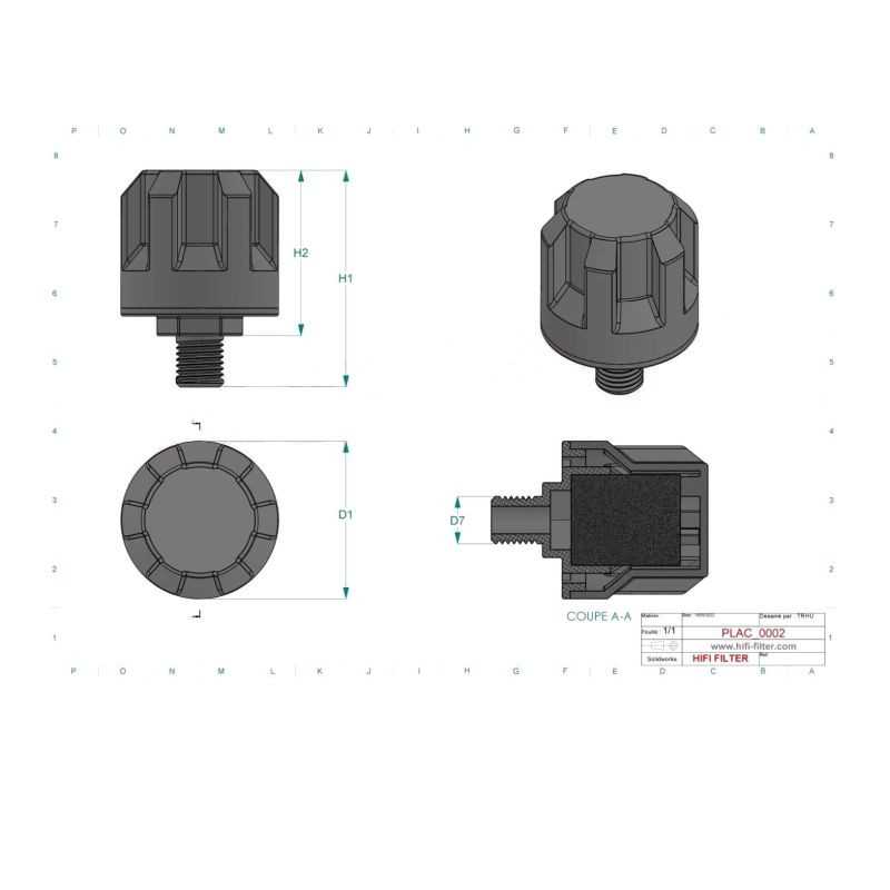 Filtre d'aération FS205