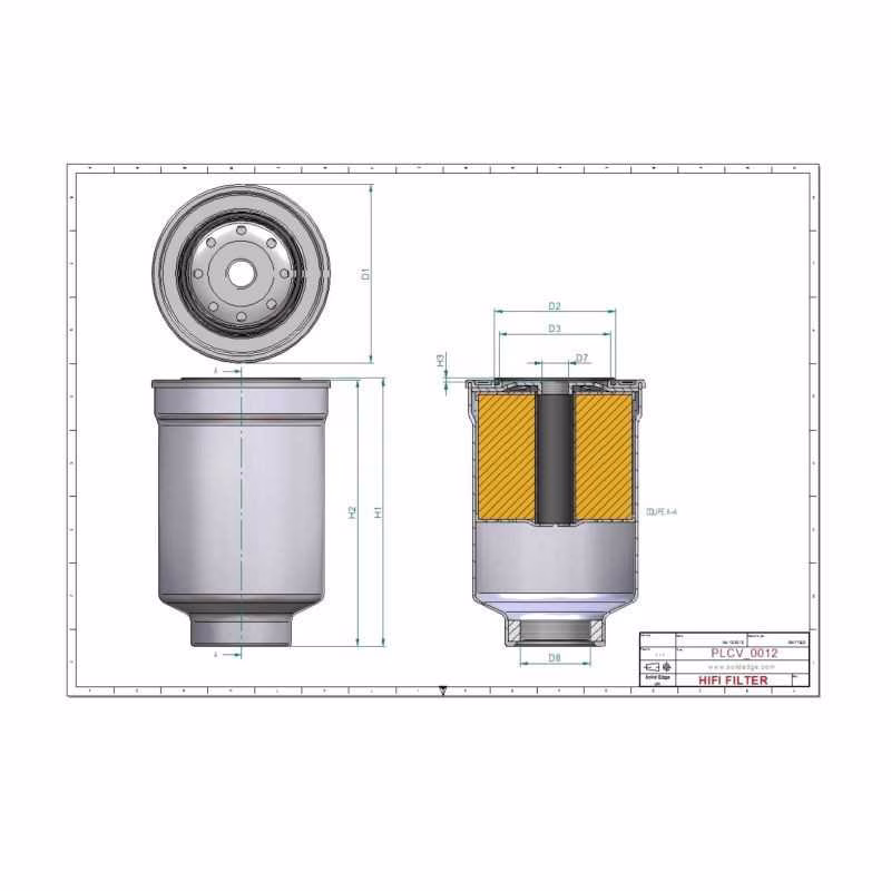 Filtre à gasoil FT1182
