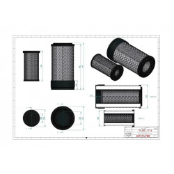 Filtre à air sécurité KA16657