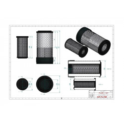 Filtre à air sécurité KA16662