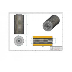 Filtre hydraulique SH55186