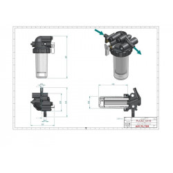 Filtre à gasoil MO1522