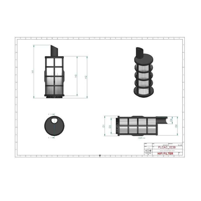 Filtre à gasoil MO7002