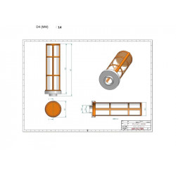 Filtre à gasoil MO7415