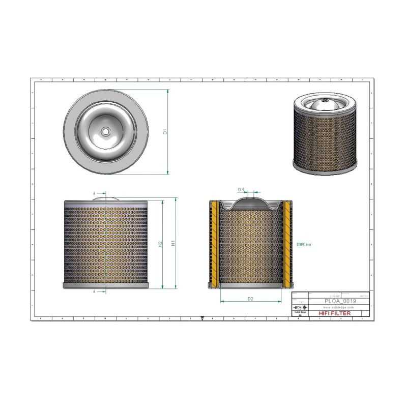 Filtre séparateur air/huile OA1032