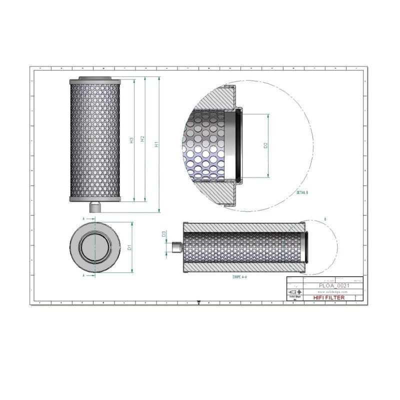 Filtre séparateur air/huile OA1036