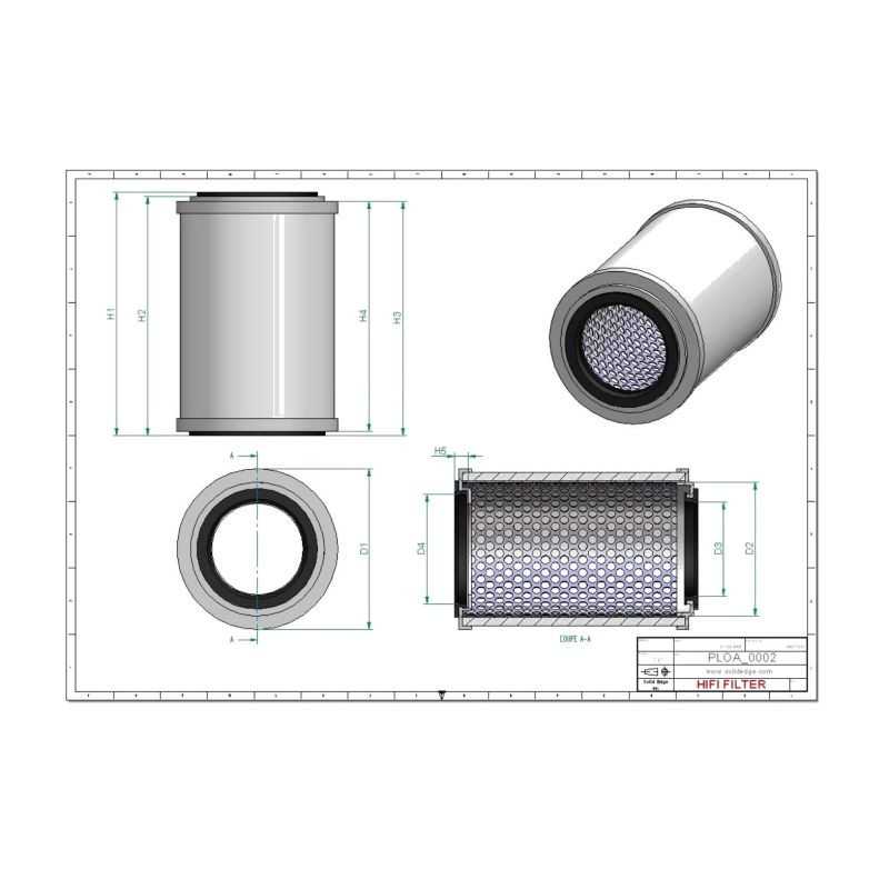 Filtre séparateur air/huile OA1057