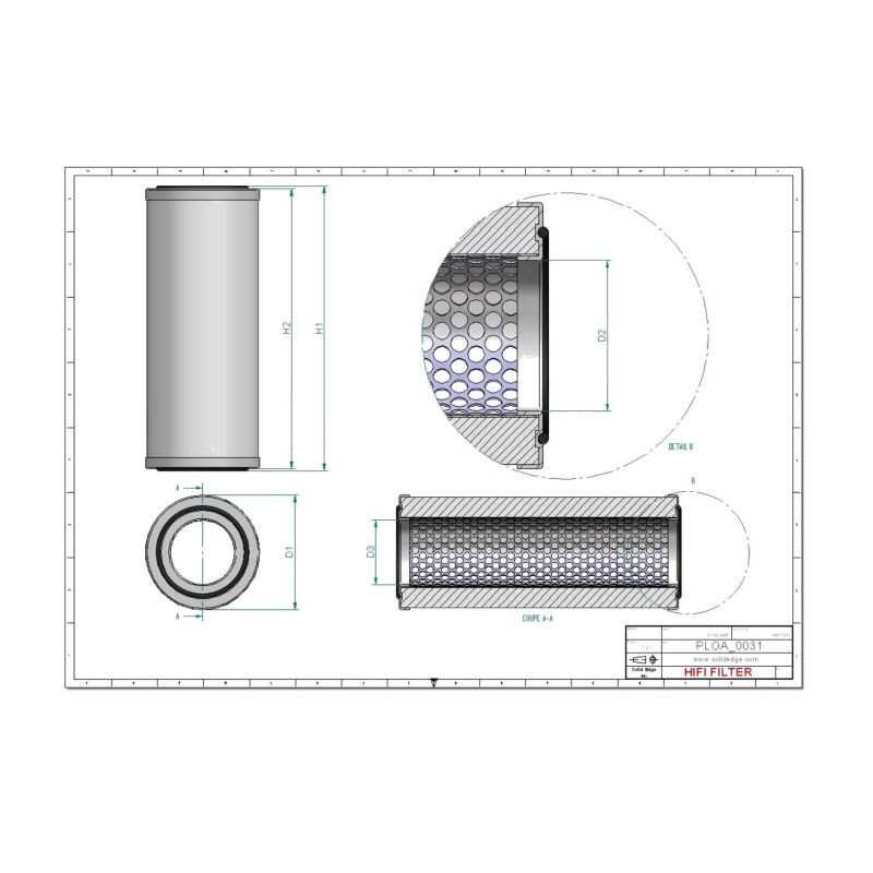 Filtre séparateur air/huile OA1067