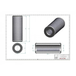 Filtre séparateur air/huile OA1114