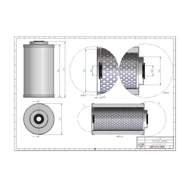 Filtre séparateur air/huile OA1215
