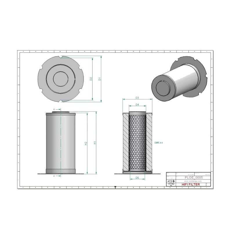 Filtre séparateur air/huile OE3011