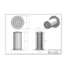 Filtre séparateur air/huile OE3011