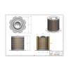 Filtre séparateur air/huile OE3121