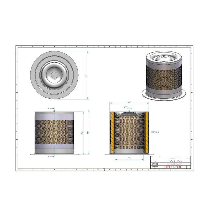 Filtre séparateur air/huile OS208